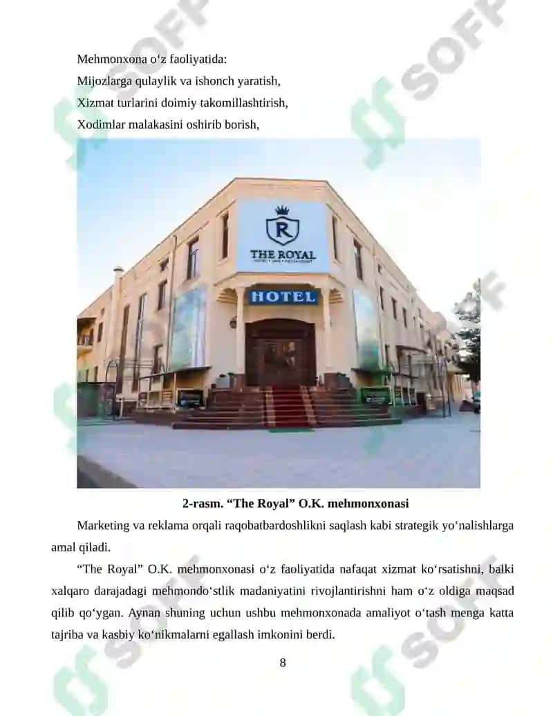 MALAKAVIY AMALIYOT HISOBOTI 8