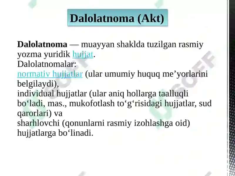 Ishonchnoma va dalolatnama 8