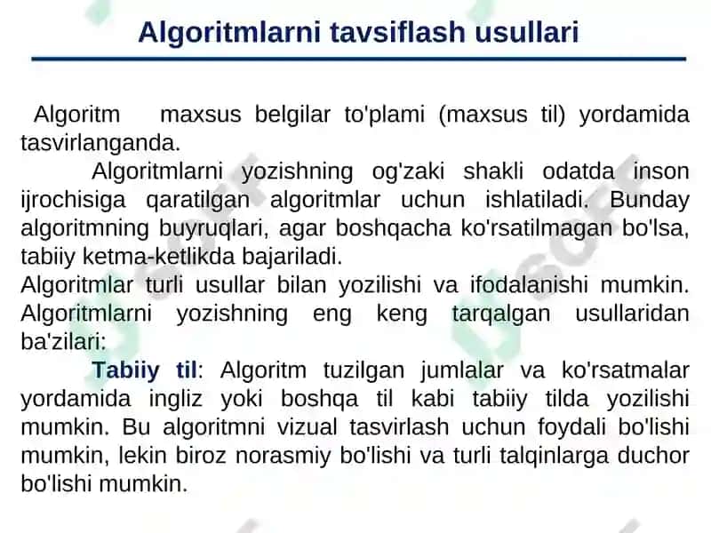 Dasturlash 1 8