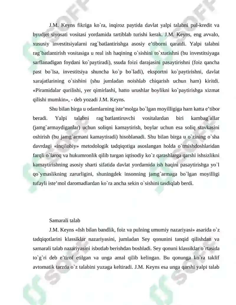 Yangi Keynschilik va uning mohiyati 8