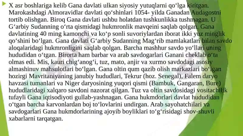 Afrikaning Janubiy Sahara Xalqlari Tarixi 8