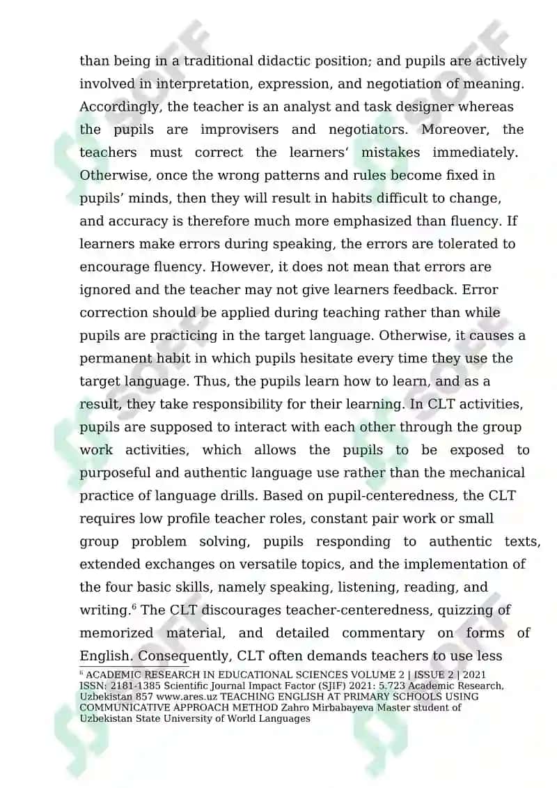Theoretical Background of CLT and Speaking Skills 8