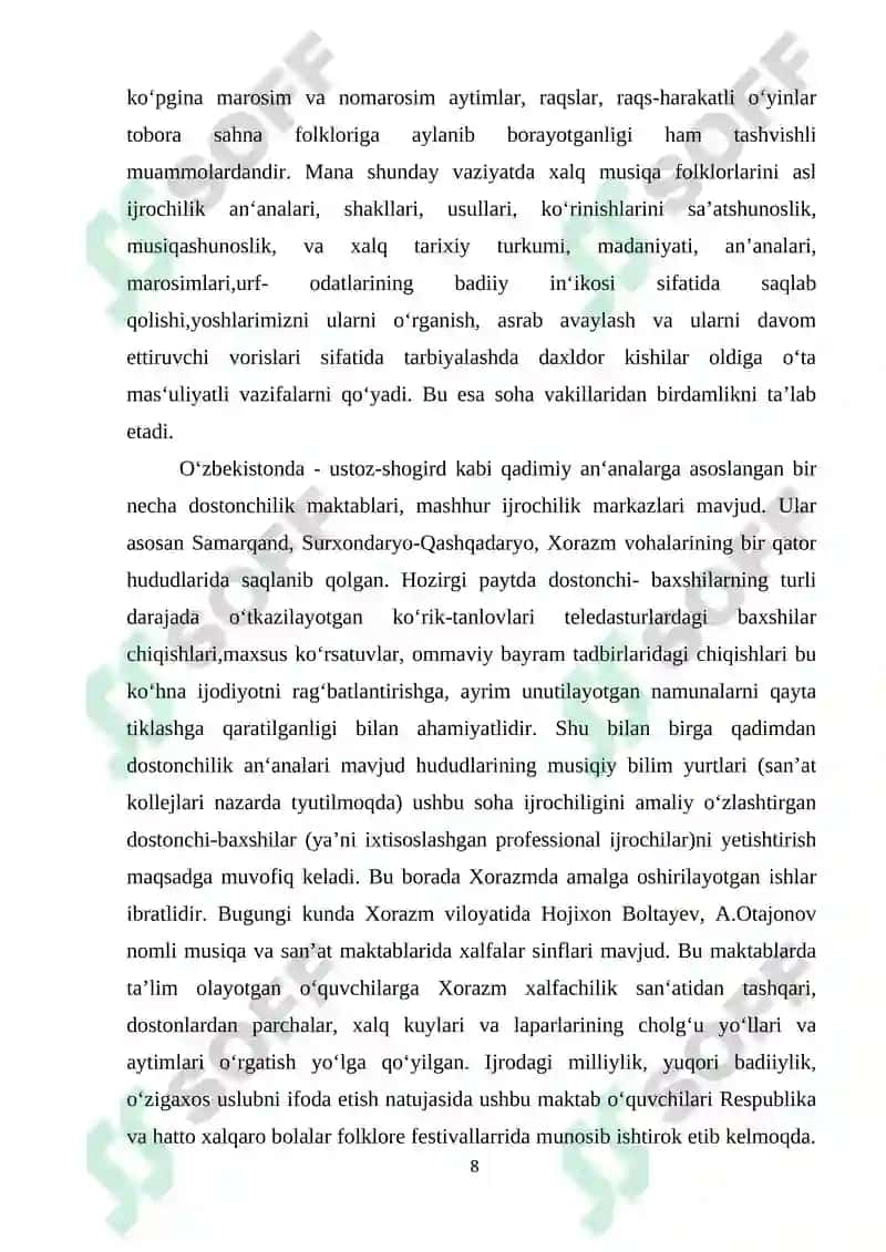 Alla va yor-yor qo'shiqlarining musiqiy poetik xususiyati 8