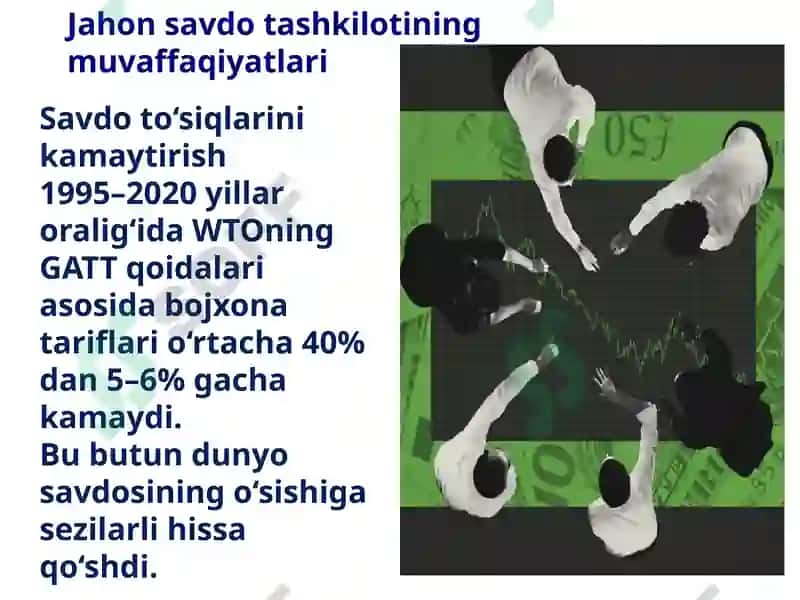 Jahon savdo tashkiloti haqida prezentatsiya 8