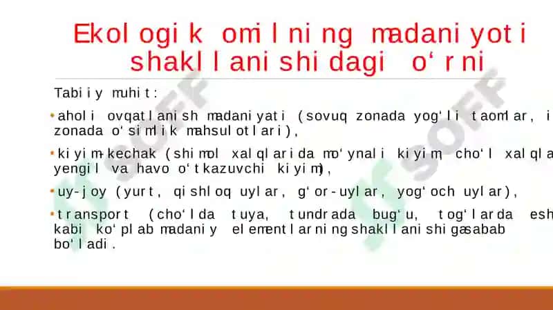 ODAM-EKOLOGIK OMIL 8