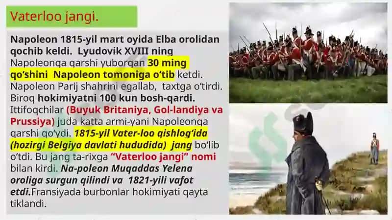 FRANSIYA INQILOB VA IMPERIYALAR DAVRIDA 8
