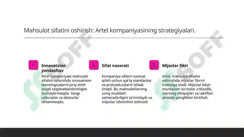 Artel kompaniyasi 8