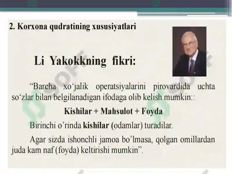 Korxonaqudratiniboshqarish 8
