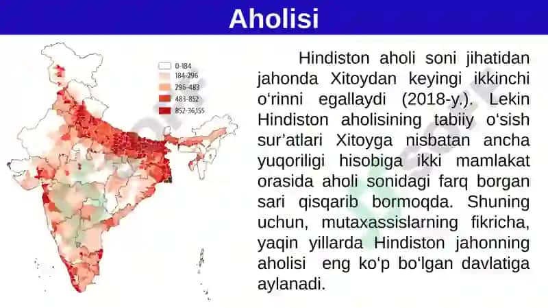 Hindiston Respublikasi Geografiyasi 8