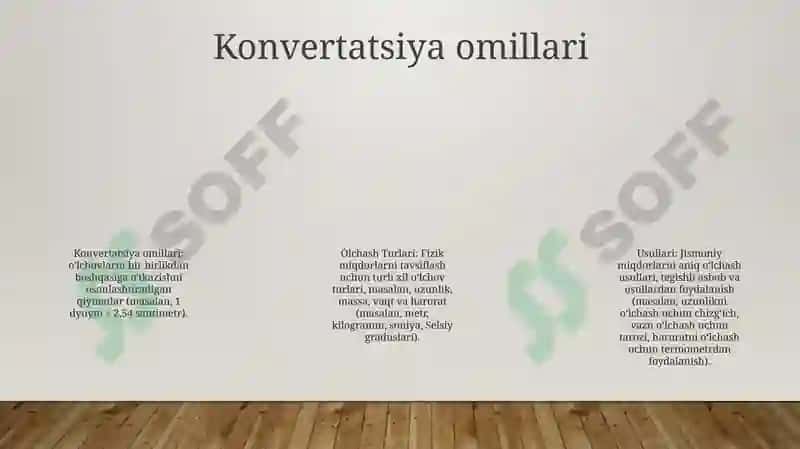 Ólchash Turlari Va Usullari 8