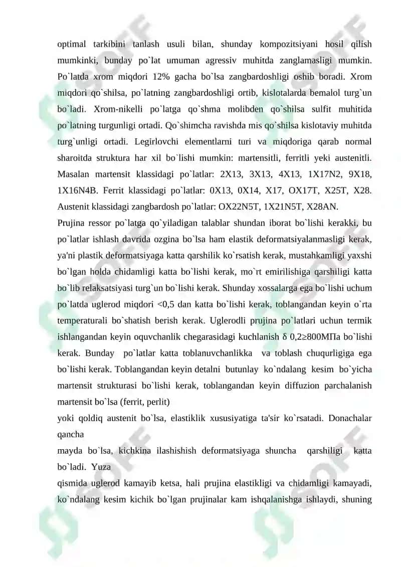 Olovbardosh polatlarni ishlatilish sohalari 8
