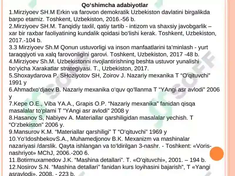Nazariy va amaliy mexanika 8
