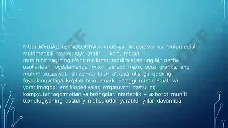 Media texnologiyalari kundalik hayotda 8