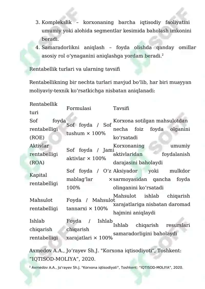 Tashkilot zahiralarini tahlil qilish 8