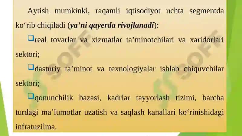 RAQAMLI IQTISODIYOT TUSHUNCHASI 8