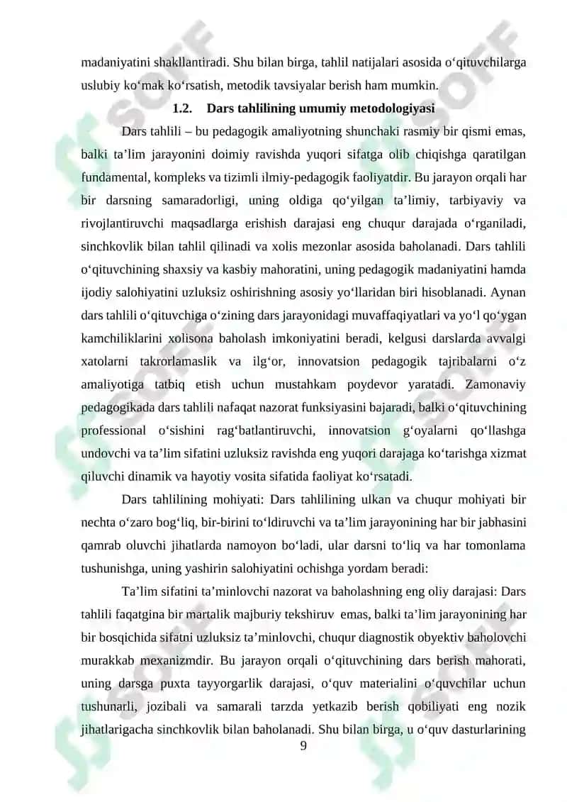 DARSLARNI TAHLIL ETISH TURLARI VA METODIKASI 8
