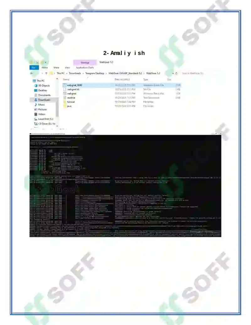 OWASP WebGoat simulyatorida SQL inektsiya tahdidini amalga oshirish 8