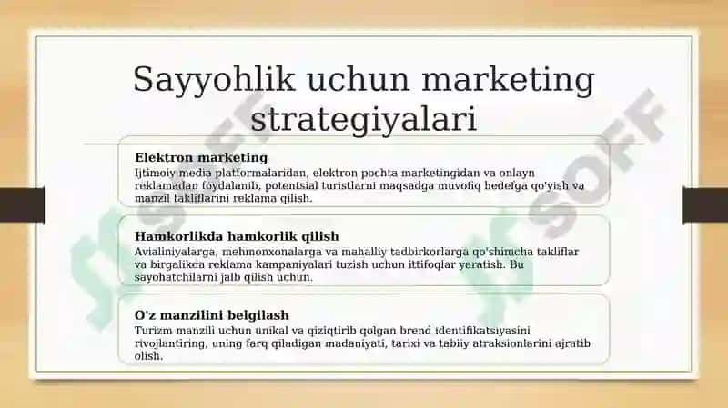 Turizm iqtisodiyoti 8