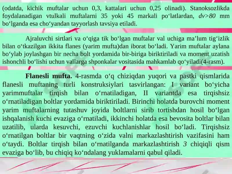 Yuk ko`tarish va yuk tashish mashinalari. 8