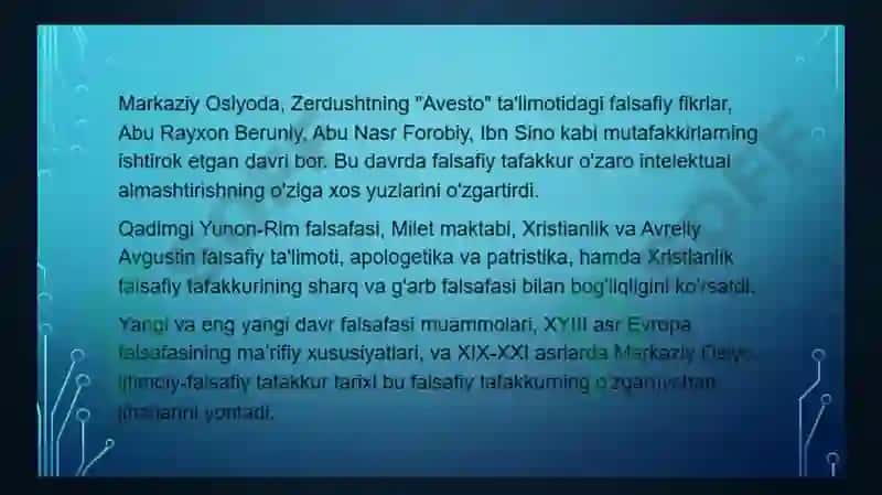 Qadimgi Yunoniston va Rim falsafiy maktablari taʼlimoti 8