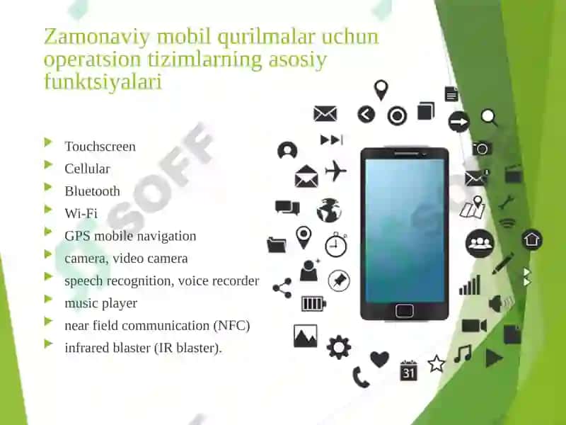 Mobil qurilmalar uchun operatsion tizimlar 8