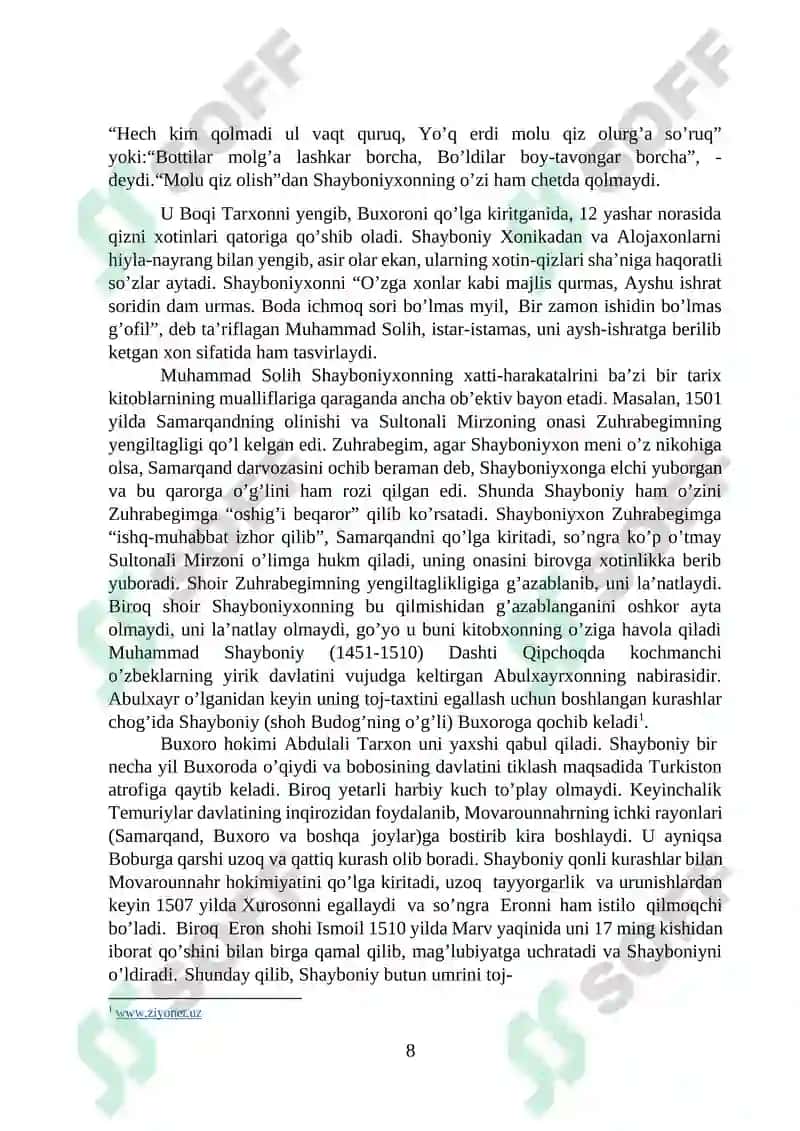 Muhammad Solihning Shayboniynomasi 8