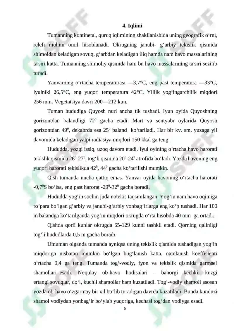 KOMPLEKS GEOGRAFIK AMALIYOT 8