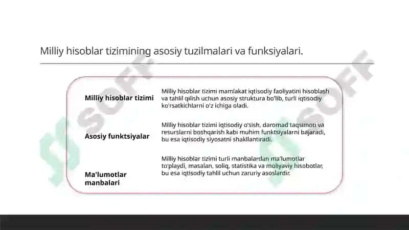 Milliy daromad va milliy hisoblar tizimi 8