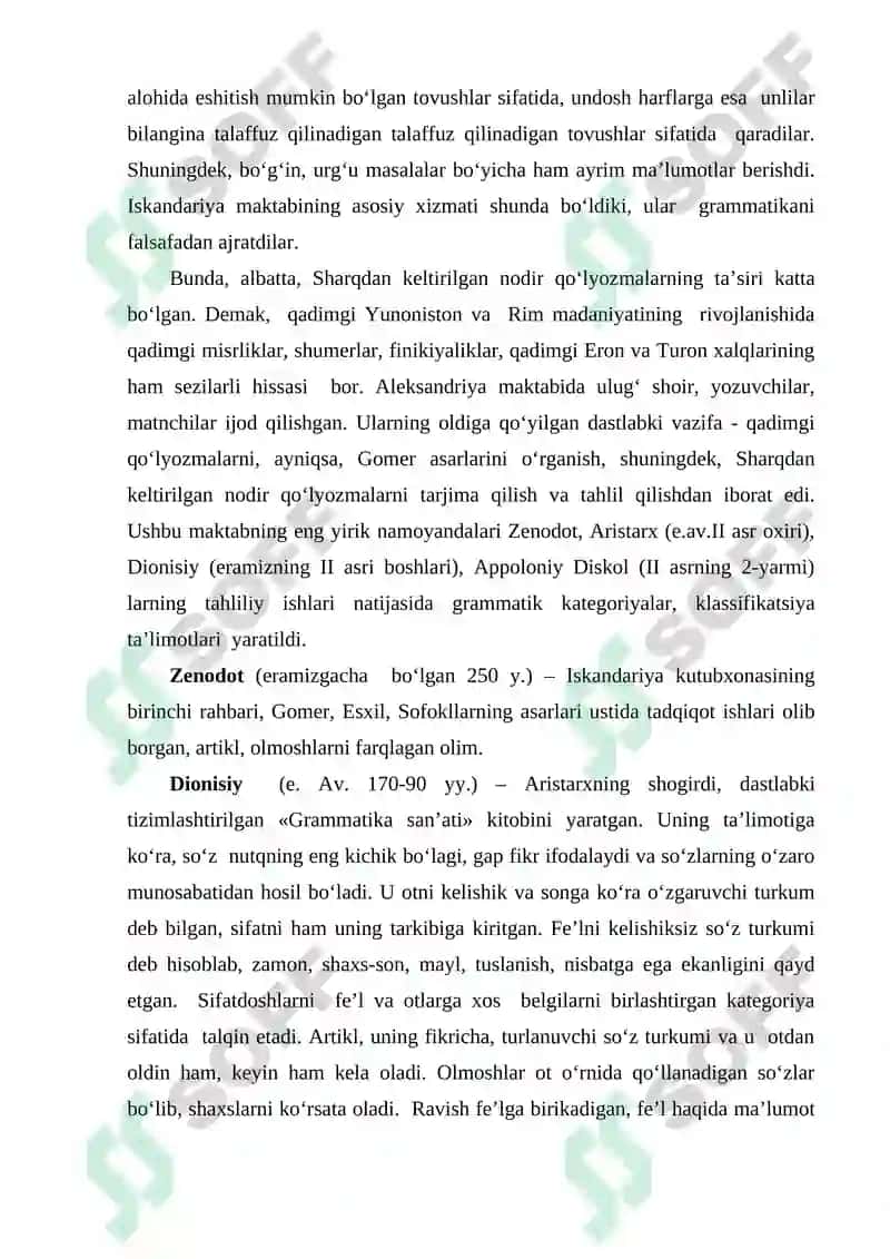 Tilshunoslikning qadimgi asrlarda shakllanishi 8