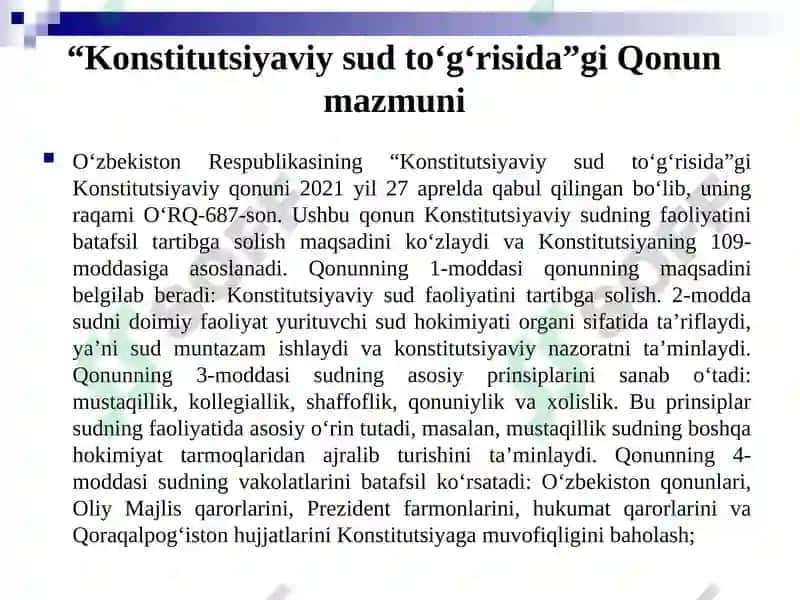 O‘zbekiston Respublikasi Konstitutsiyaviy sudlar 8