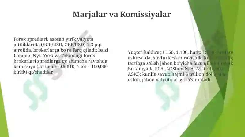 Xalqaro bozorda FOREX 8