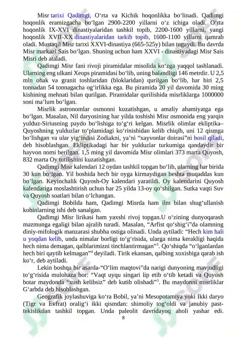 Qadimgi Sharq Falsafasi 8
