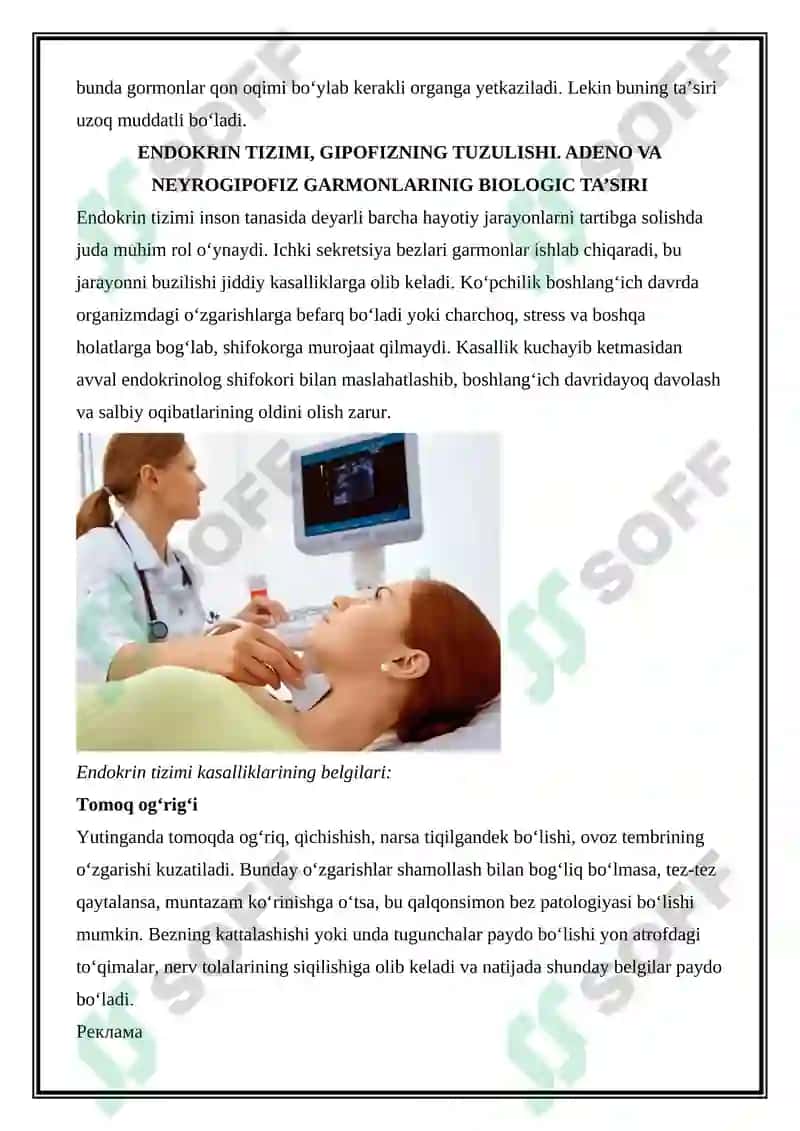 Organizmning nerv, endokrin-immun boshqariluvi 8