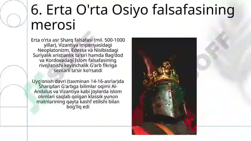 Islomning Oltin Asri va uning ta'siri 8