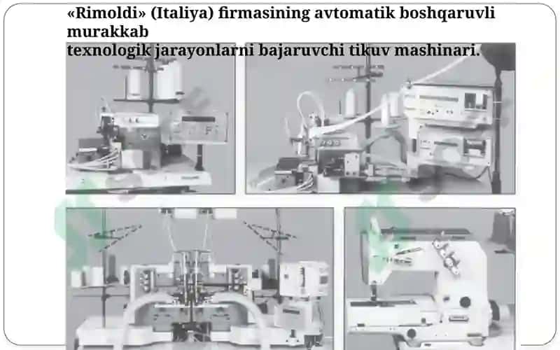 Kengimkoniyatli tikuv mashinalarini ignamexanizmlari 8