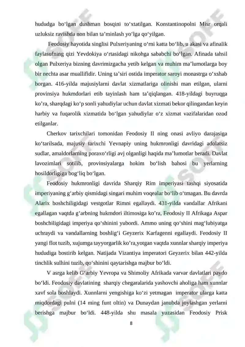 "VIZANTIYANING KIYEV RUSI BILAN ALOQALARI" 8