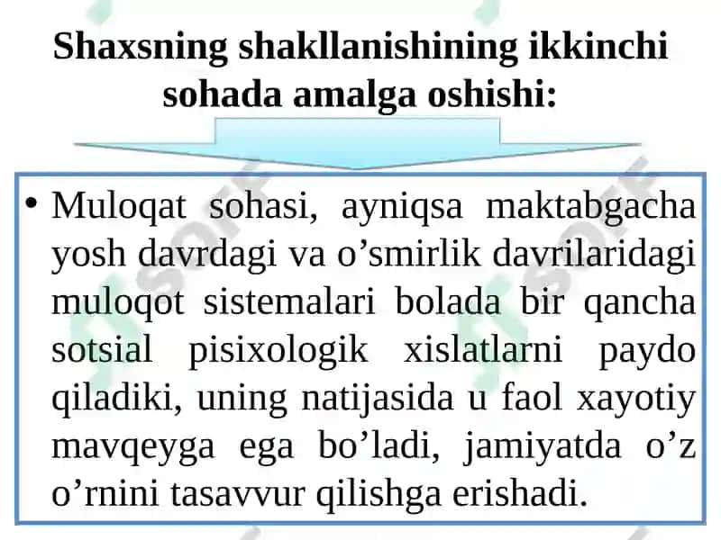 Shaxs Ijtimoiy Psixologiyasi 8