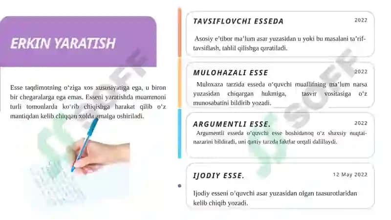 ESSE TAYYORLASH VA RASMIYLASHTIRISH TARTIBI 8
