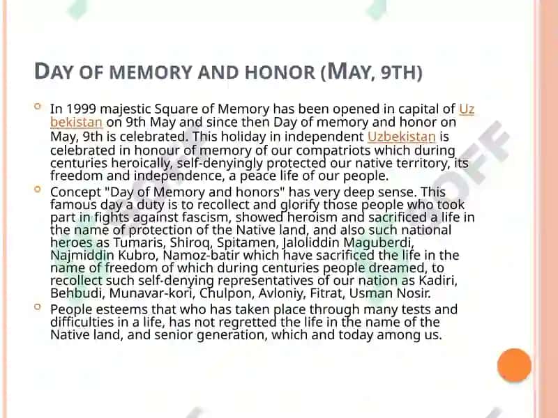Holidays and Festivals of Uzbekistan 8