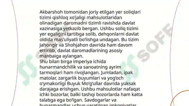 XVI-XVII asrlar Hindiston: Boburiylar imperiyasining kengayishi 8