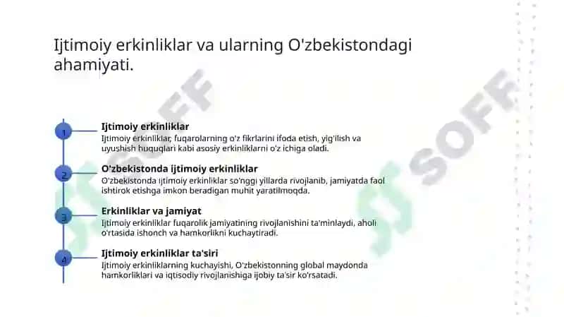 Inson huquqlari va erkinlik kafolatining yaratilishi 8