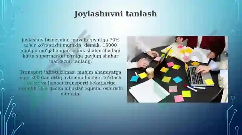 Korxonani qanday tashkil qilish kerak 8