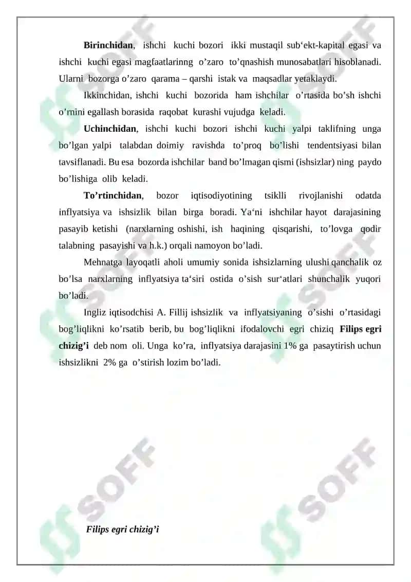 Ishchi kuchi uning bandligi va ishsizliki 8