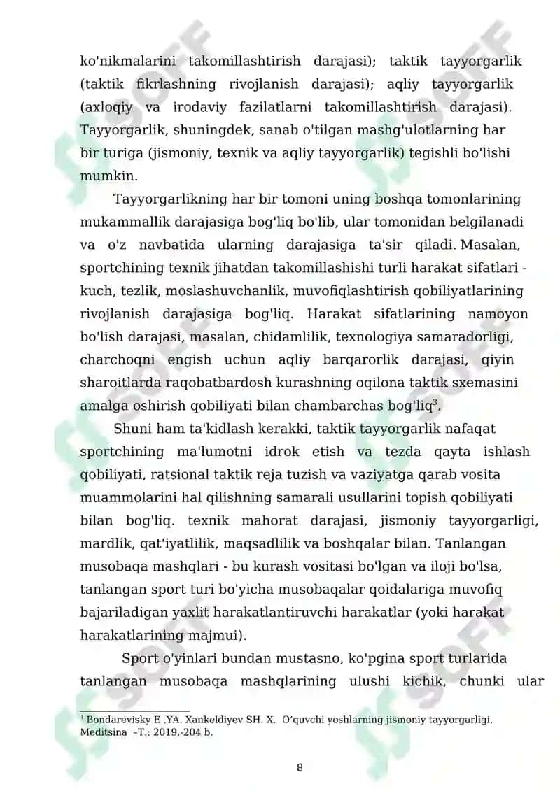 Sport mashg’ulotlarining vositalari 8