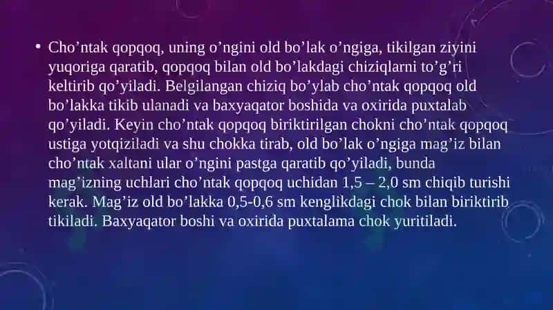 Ayollar va bola kiyimlari dacho'ntaklarga ishlov berish 8