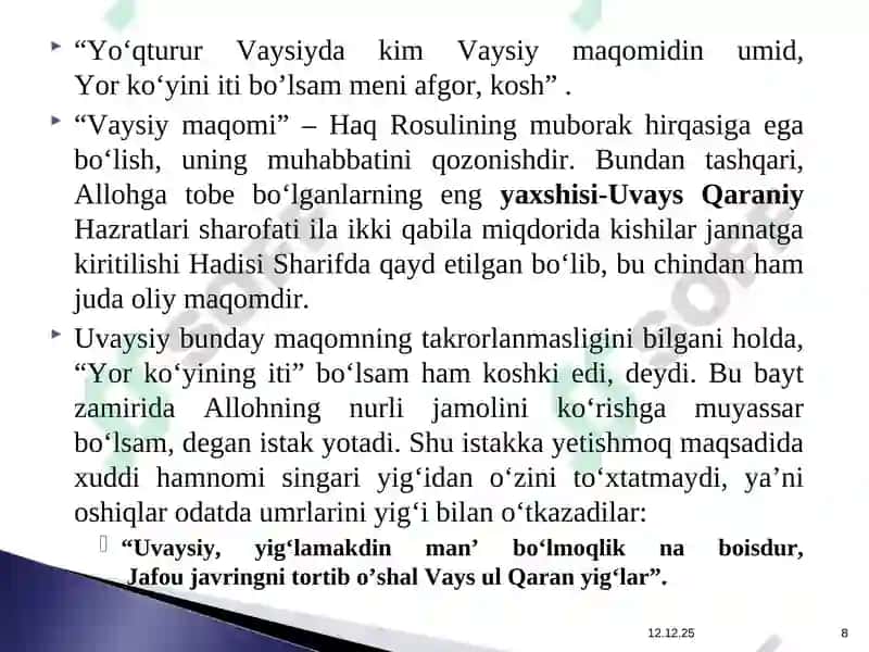 O‘zbek adabiyoti tarixida shoiralarning faoliyati 8