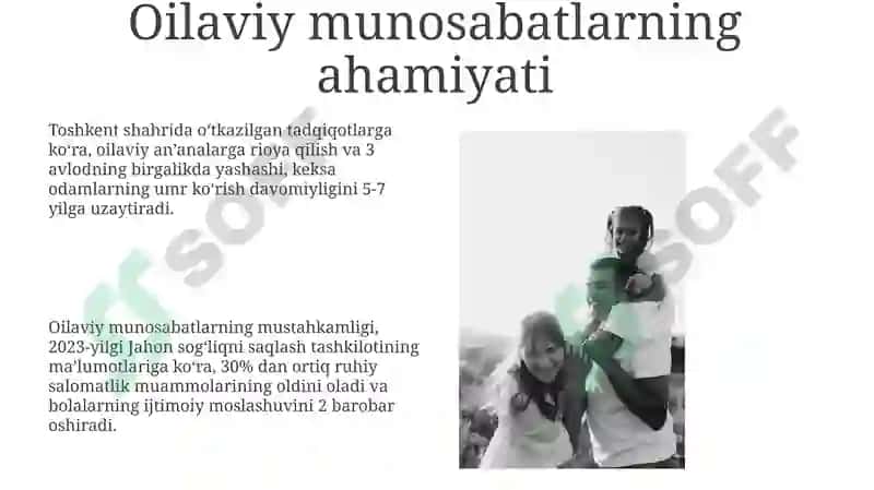 Oilaparvarlik fazilatlari 8