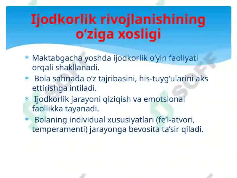 Sahnalashtirish faoliyati 8