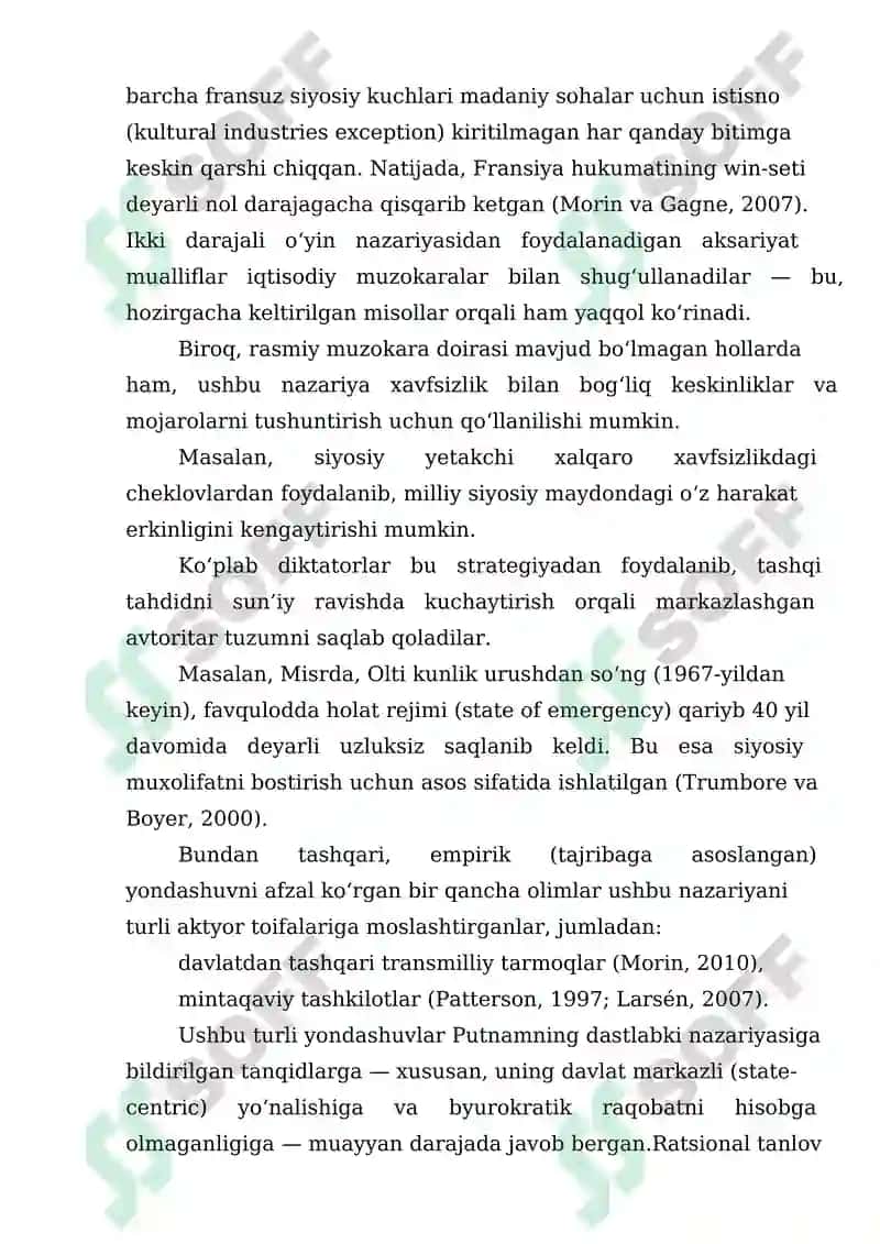 KIBERNETIK NAZARIYA; tashqi siyosat 8