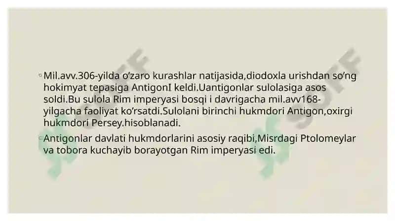 Antigonlar sulolasini qudratli hukmdorlari 8